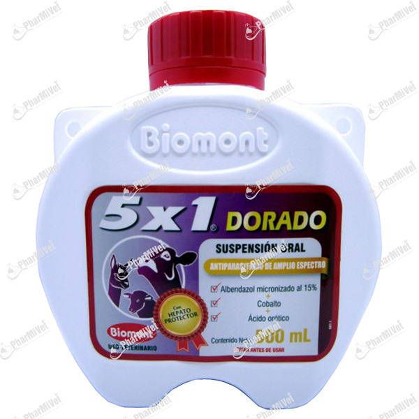 5 X 1 VACUNO DORADO X 500 ML