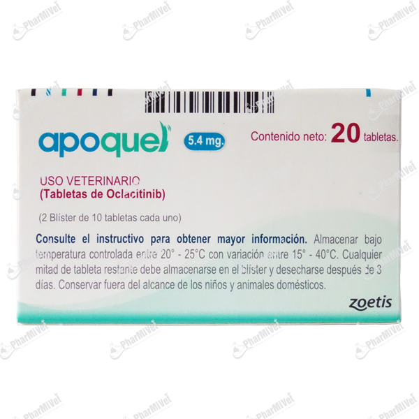 APOQUEL 5.4 MG X 20 TAB