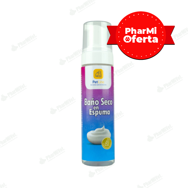 BAÑO SECO ESPUMA PET LINE X 200 ML