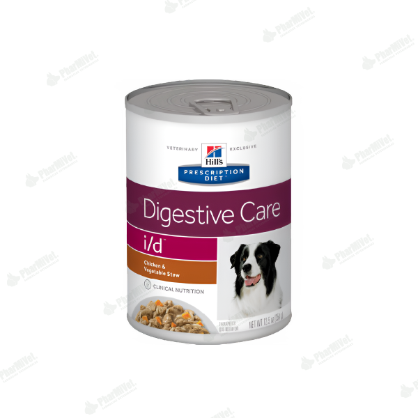 HILL'S CANINE I/D CHICKEN &amp; VEGETALES X 12.5 OZ X 354 GR