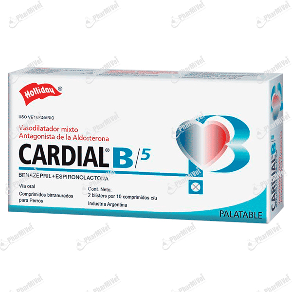 CARDIAL B 5 X 20 TAB