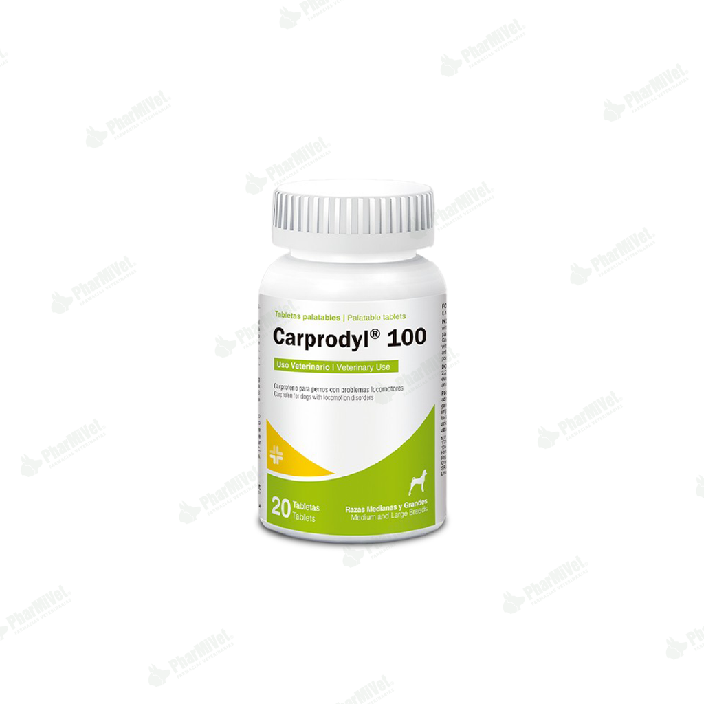 CARPRODYL 100 MG X 20 TAB