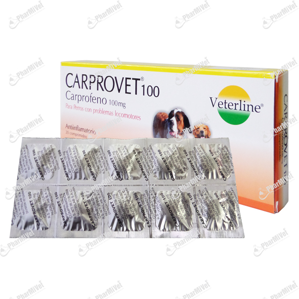 CARPROVET 100 MG X UND 