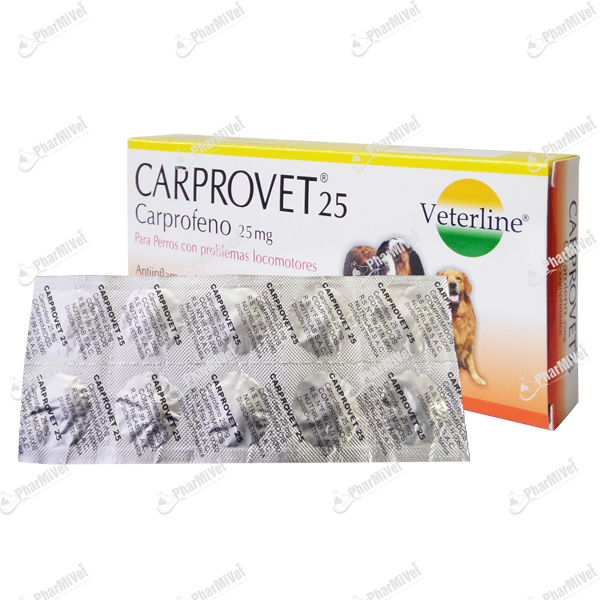 CARPROVET 25 MG X UND