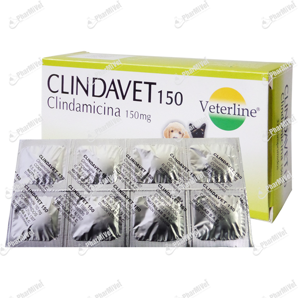 CLINDAVET 150 MG X UND