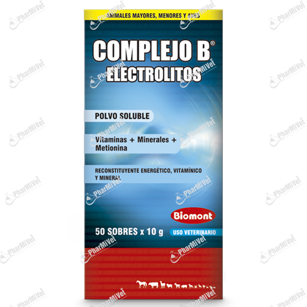 COMPLEJO B C/ELECTROLITOS X 10 GR X 50 SOBRES