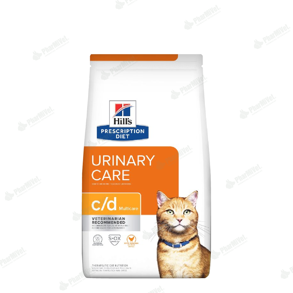 HILL'S PD FELINE C/D MULTICARE 4LB X 1.8 KG - CUIDADO URINARIO - MULTICUIDADO