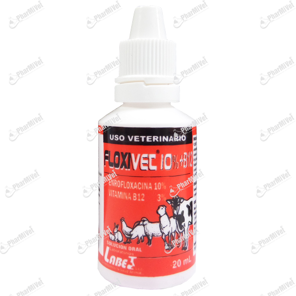 FLOXIVET 10%+VIT B12 X 20 ML