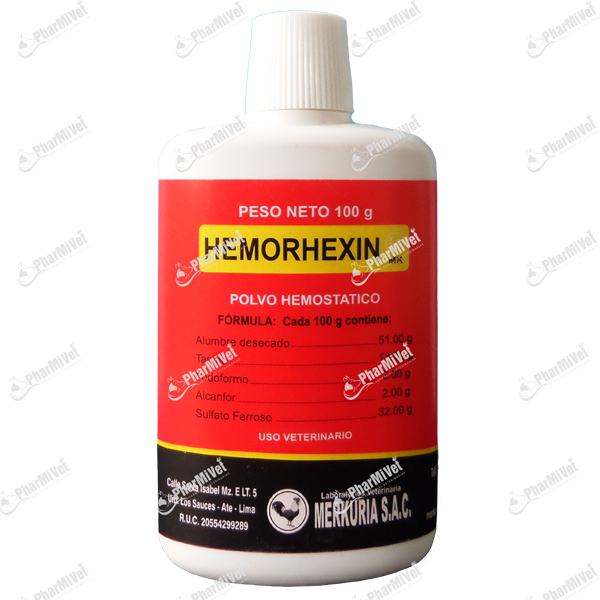 HEMORHEXIN X 100 GR