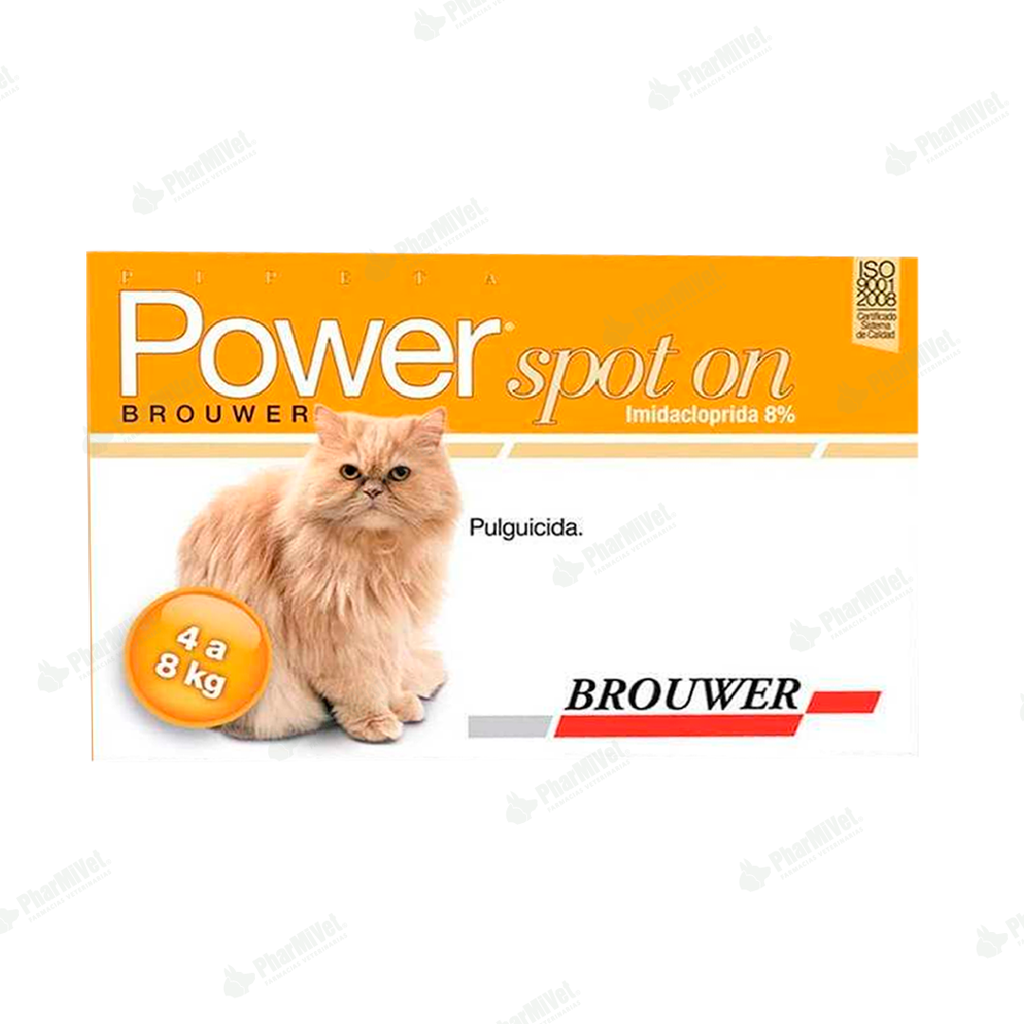 PIPETA POWER SPOT ON GATOS 4 - 8 KG