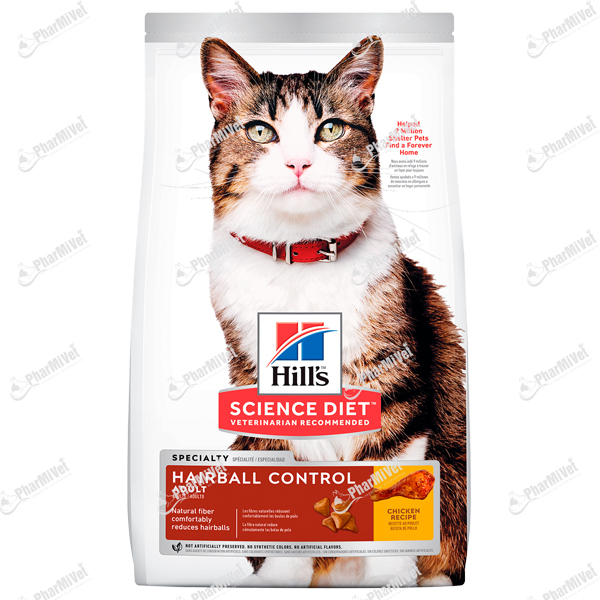 HILL'S SD FELINE HAIRBALL CONTROL ADULT  7 LB X 1.6 KG