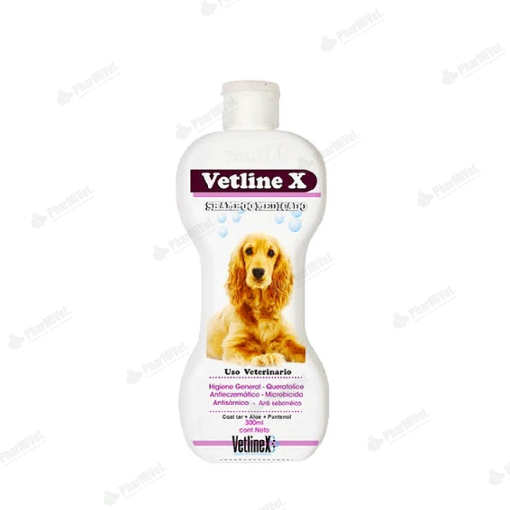 SHAMPOO MEDICADO VETLINEX X 300 ML