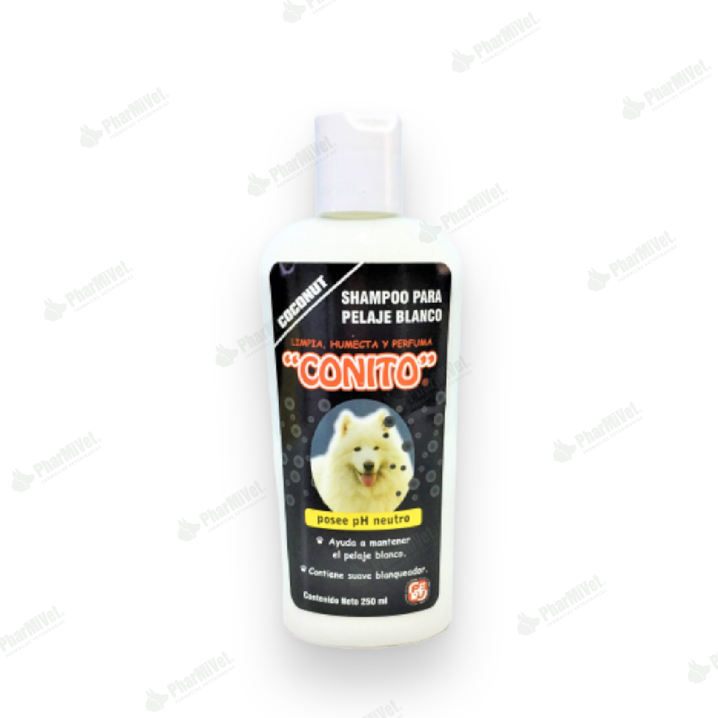 SHAMPOO PELAJE BLANCO CONITO X 250 ML