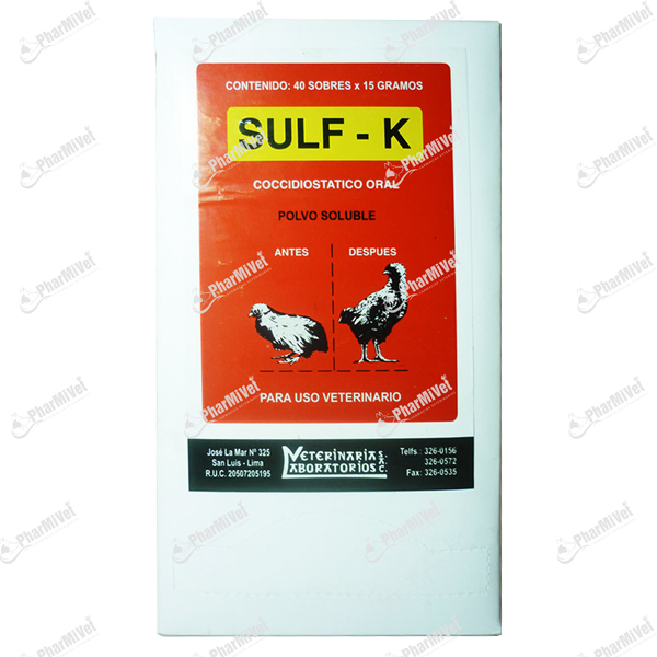 SULF-K 15 GR X 40 UND (CAJA)