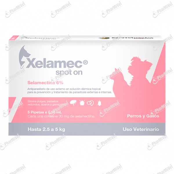 PIPETA XELAMEC SPOT X 0.50ML DE 2.5 KG A 5 KG. X UND