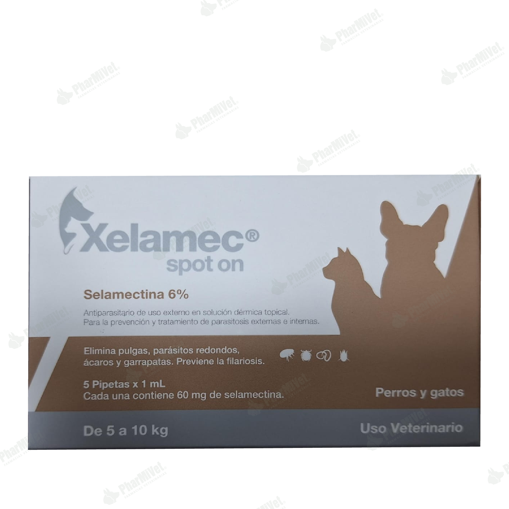 PIPETA XELAMEC SPOT X 1 ML DE 5 A 10 KG. X UND