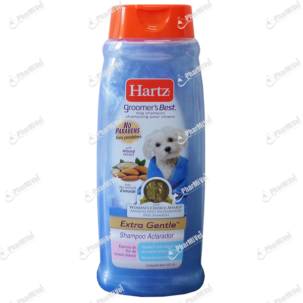 SHAMPOO HARTZ GROOMERS BEST WHITENER X 532 ML