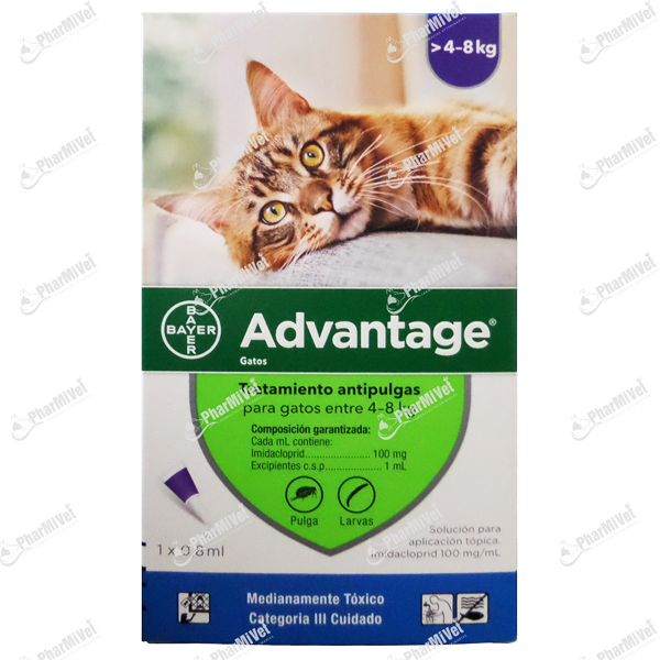 PIPETA ADVANTAGE GATOS (4-8KG)