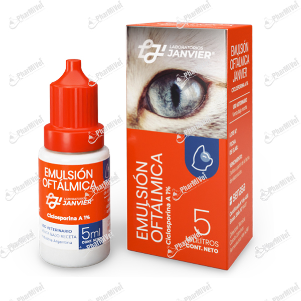 EMULSION OFTALMICA JANVIER X 5 ML