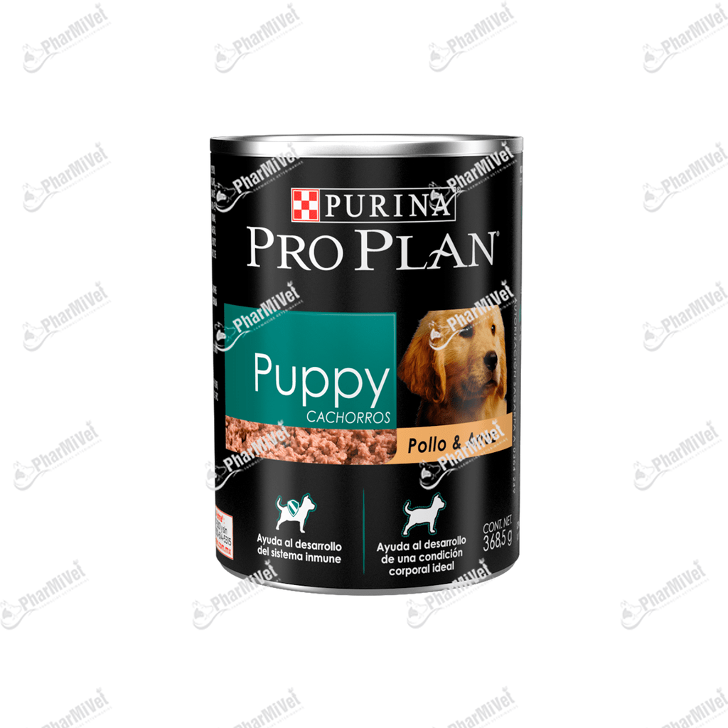 PROPLAN PUPPY POLLO-ARROZ LATA 368.5 GR