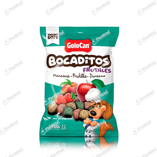 GOLOCAN BOCADITOS FRUTALES X 100 GR