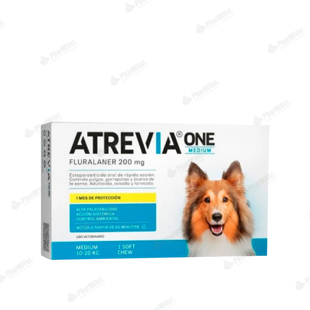 ATREVIA ONE MEDIUM DE 10 - 20 KG X 1 TAB