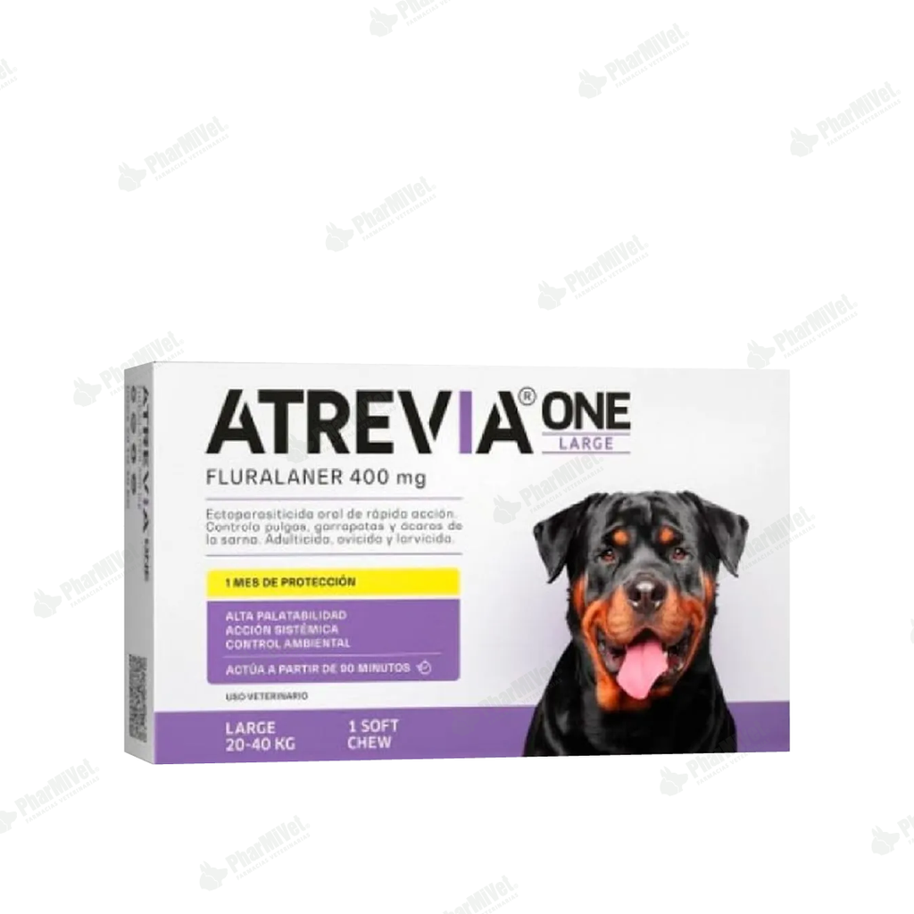 ATREVIA ONE LARGE DE 20 - 40 KG X 1 TAB