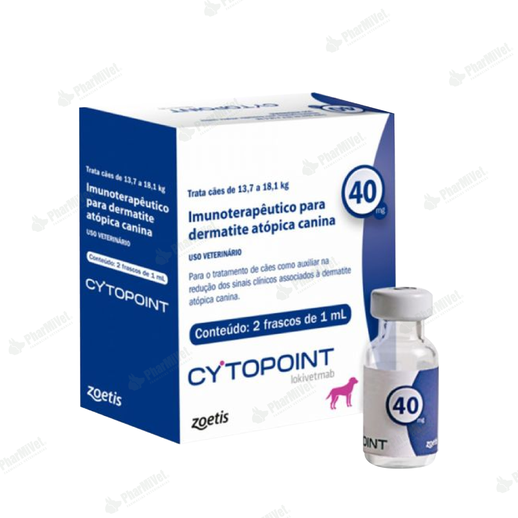 CYTOPOINT 40 MG  2 VIALES X 1 ML