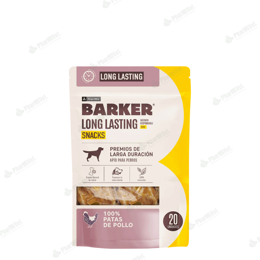 BARKER LONG LASTING PATAS DE POLLO X 20 UND