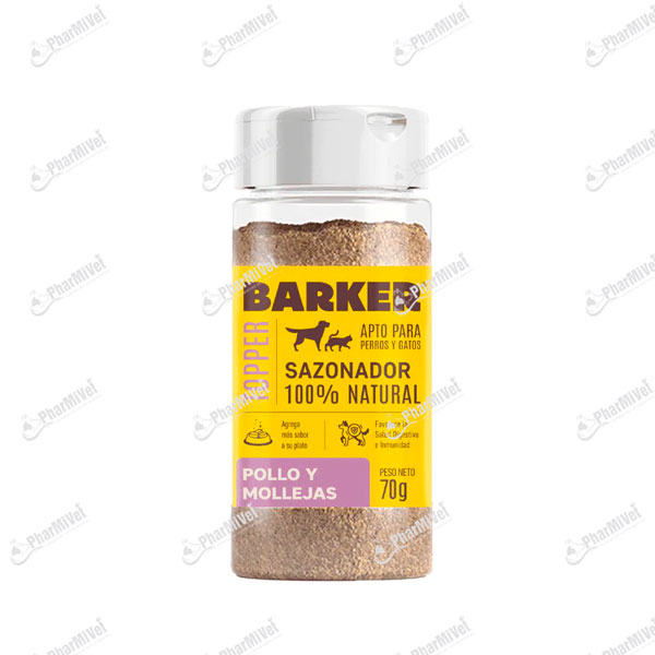 SAZONADOR BARKER POLLO Y MOLLEJAS X 70 GR