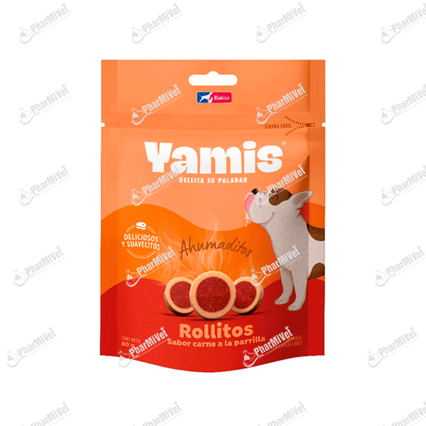 YAMIS ROLLITOS CARNE A LA PARRILLA X 80 GR