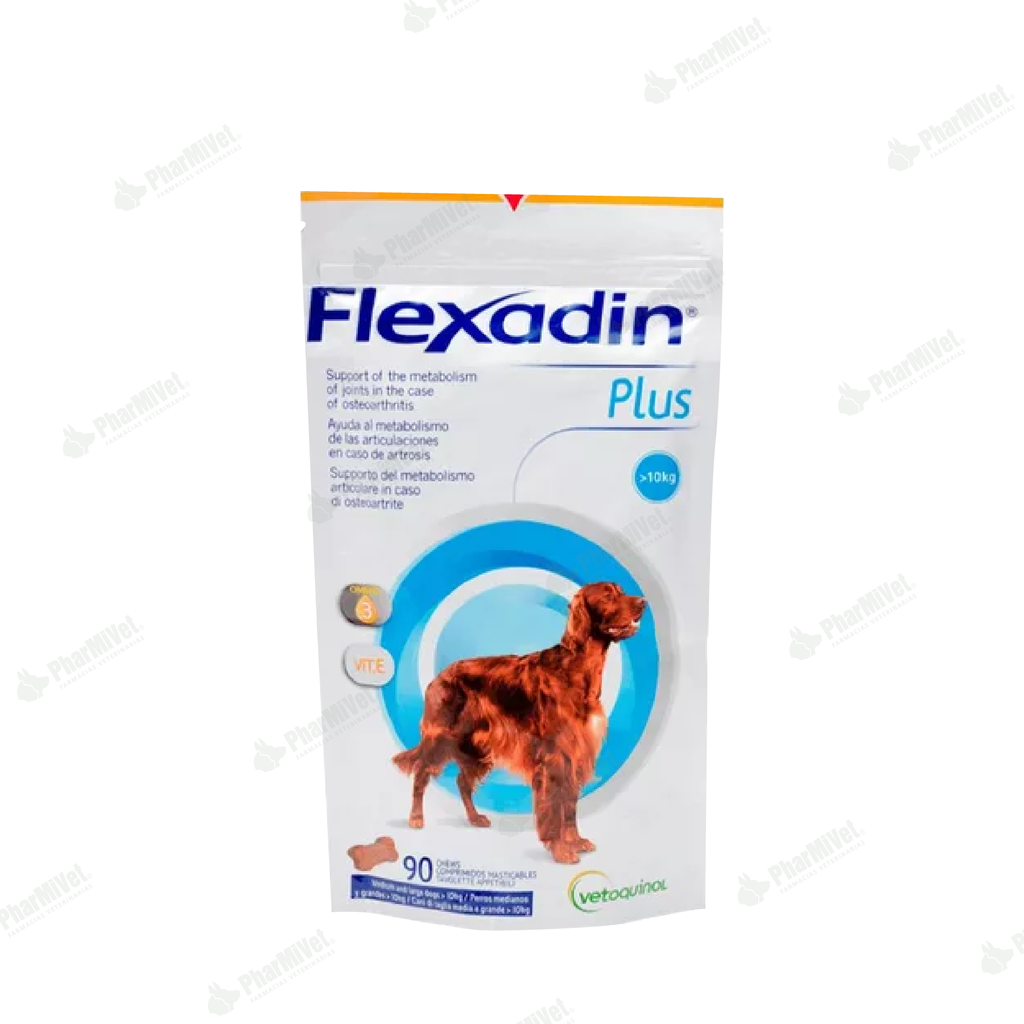 FLEXADIN PLUS PERRO MAS DE 10 KG X 90 TAB