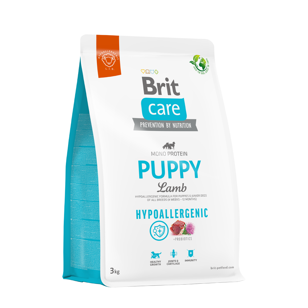 BRIT CARE DOG HYPOALERGENIC PUPPY LAMB X 3 KG