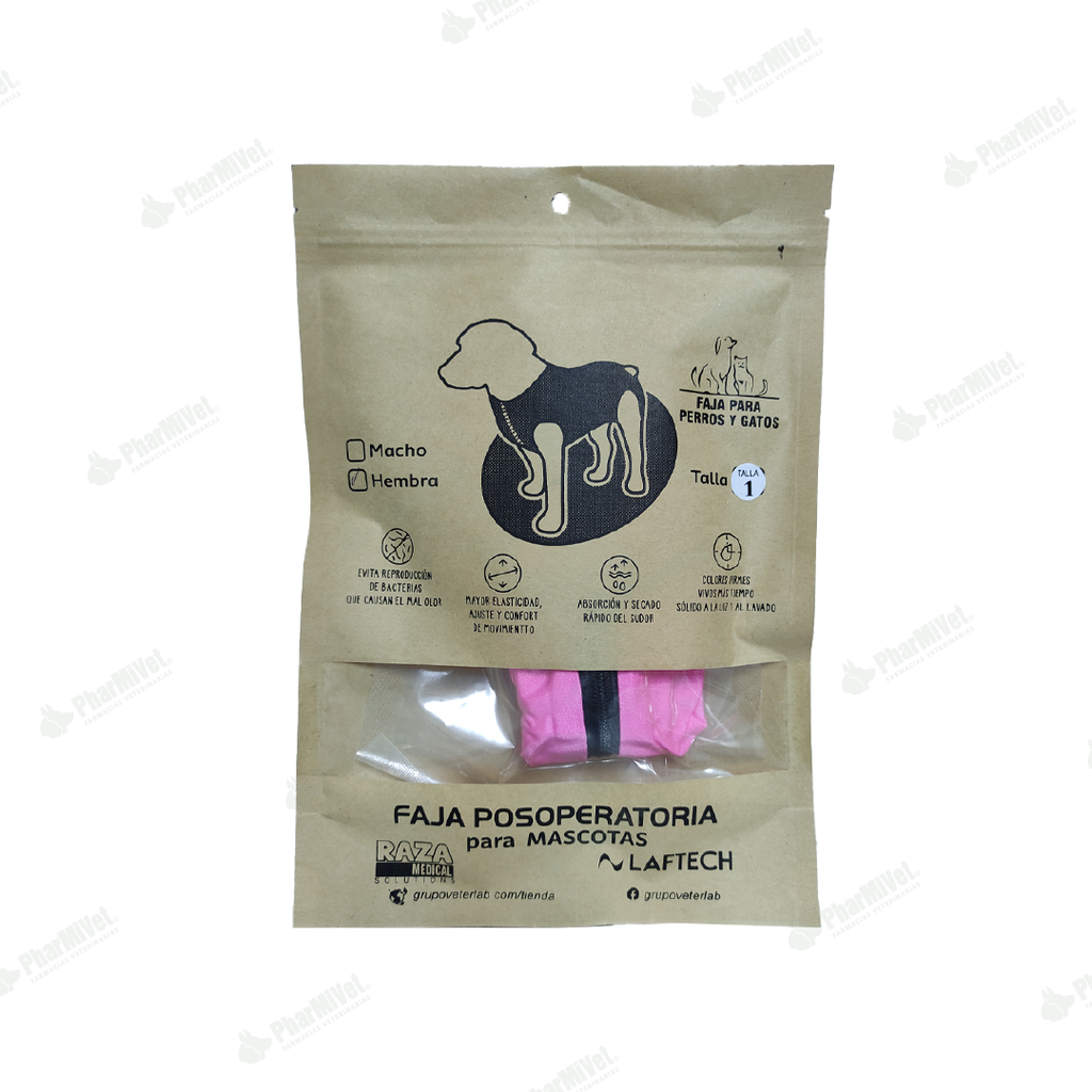 FAJA POSOPERATORIA HEMBRA TALLA 1 (1.5-2.5 KG)