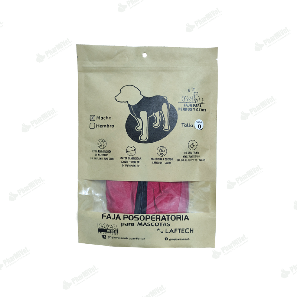 FAJA POSOPERATORIA MACHO TALLA 0 (0.8-1.5 KG)