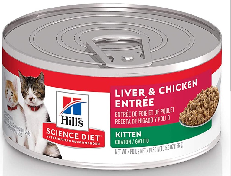 HILL'S SD KITTEN HIGADO Y POLLO GATITOS 5.5 OZ LATA X 156 GR