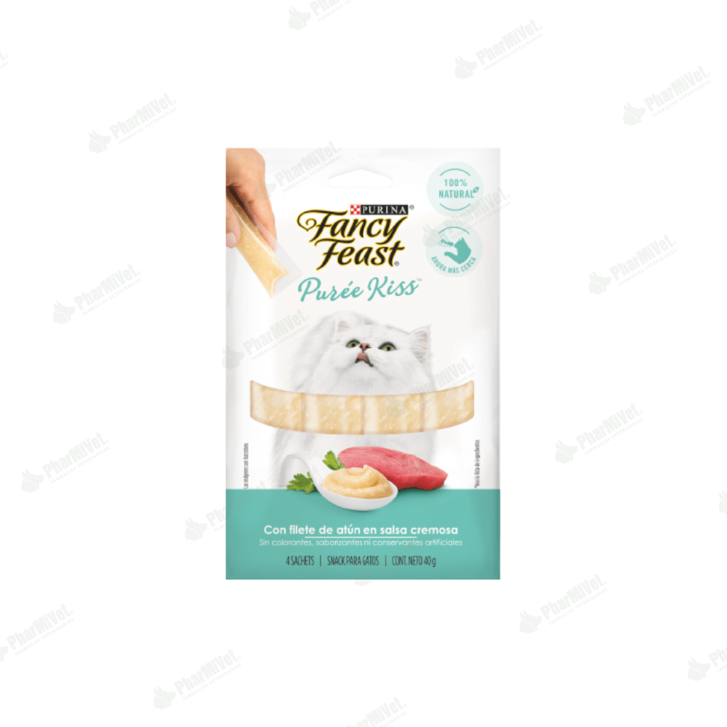 FANCY FEAST KISS FILETE DE ATUN X 4 TUBOS