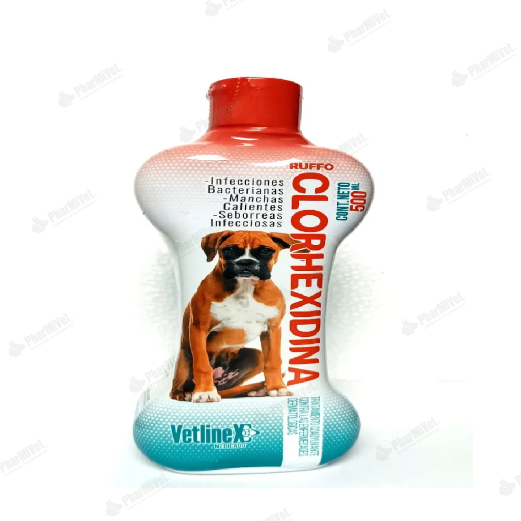 SHAMPOO CLORHEXIDINA VETLINEX X 500 ML