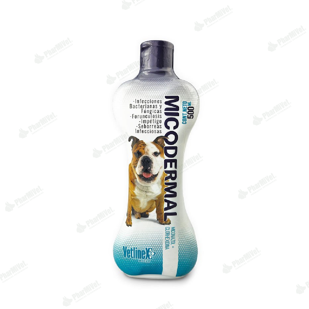 SHAMPOO MICODERMAL VETLINEX X 500 ML