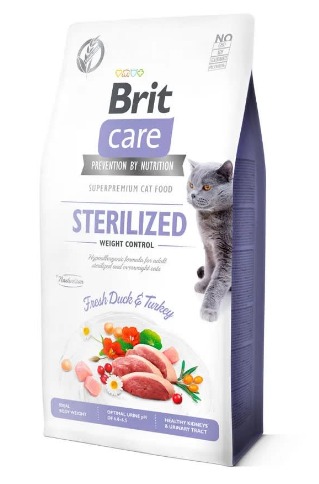 BRIT CARE CAT STERILIZED WEIGHT CONTROL X 2 KG