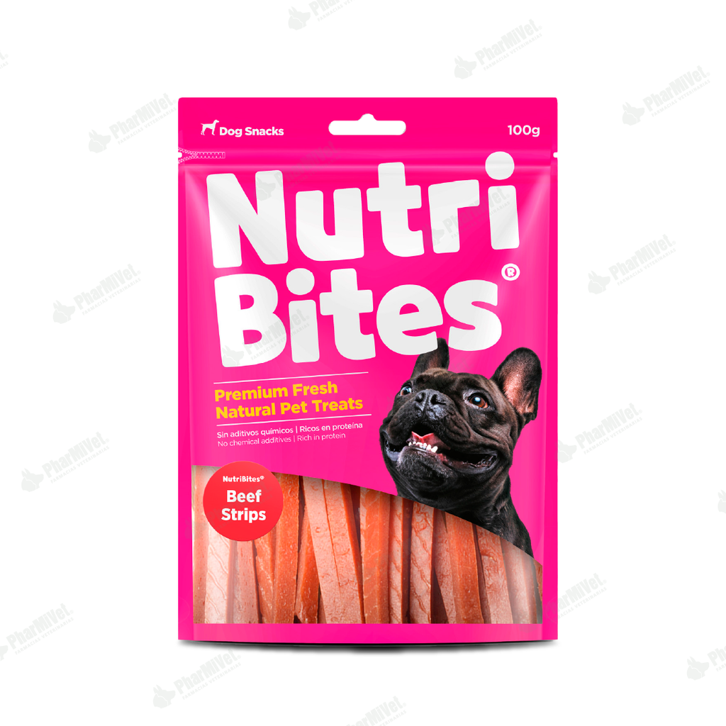 NUTRIBITES BEEF STRIPS X 100 GR