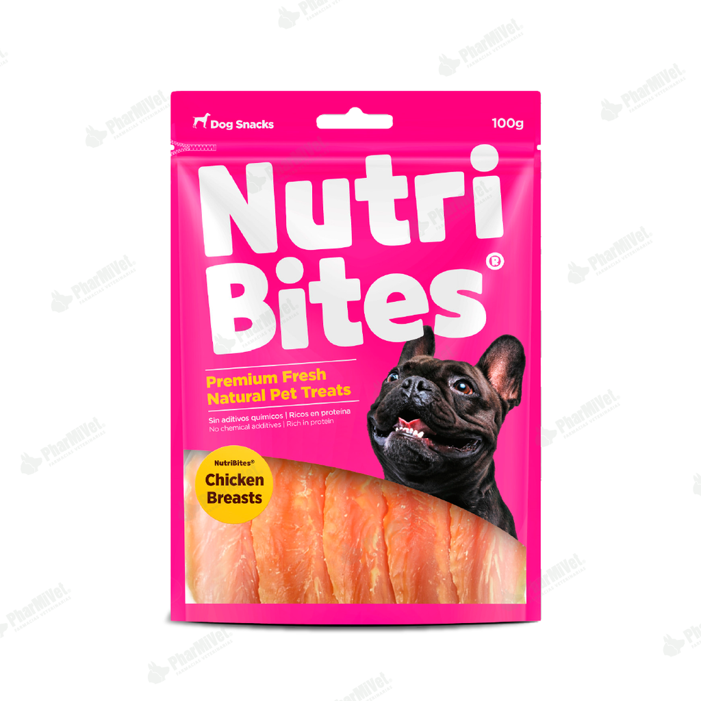 NUTRIBITES CHICKEN BREASTS X 100 GR