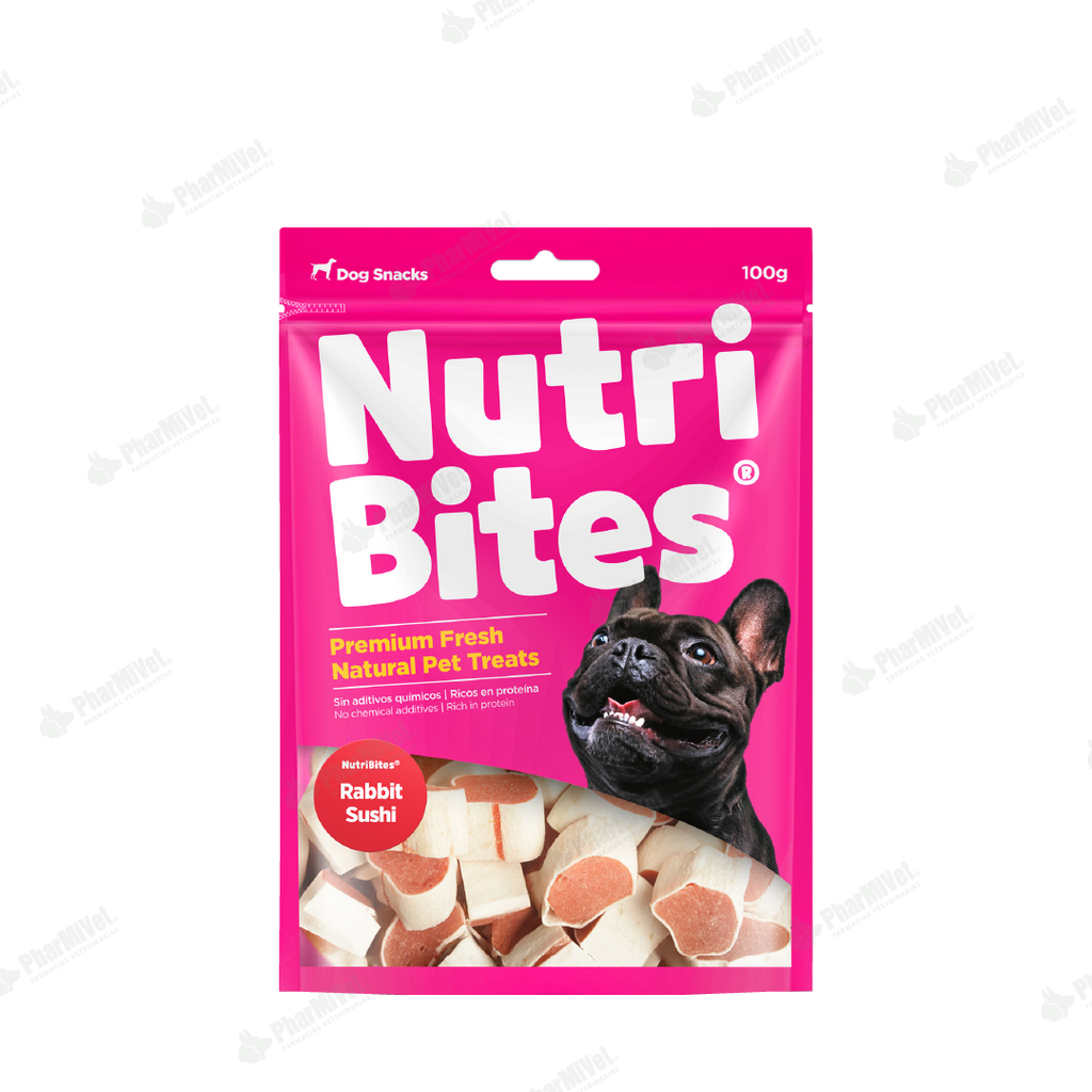 NUTRIBITES RABBIT SUSHI X 100 GR