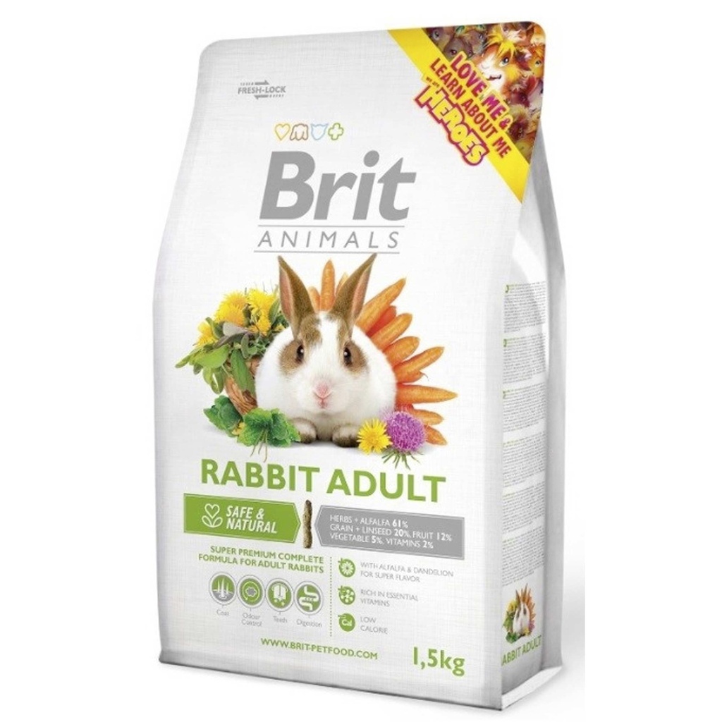 BRIT ANIMALS RABBIT/ADULT X 3 KG