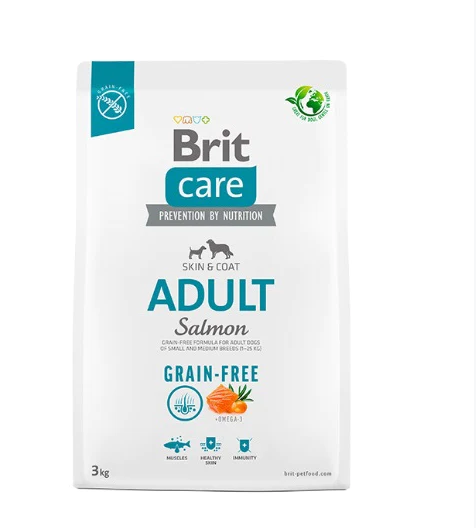 BRIT CARE ADULT SALMON GRAIN-FREE X 3 KG