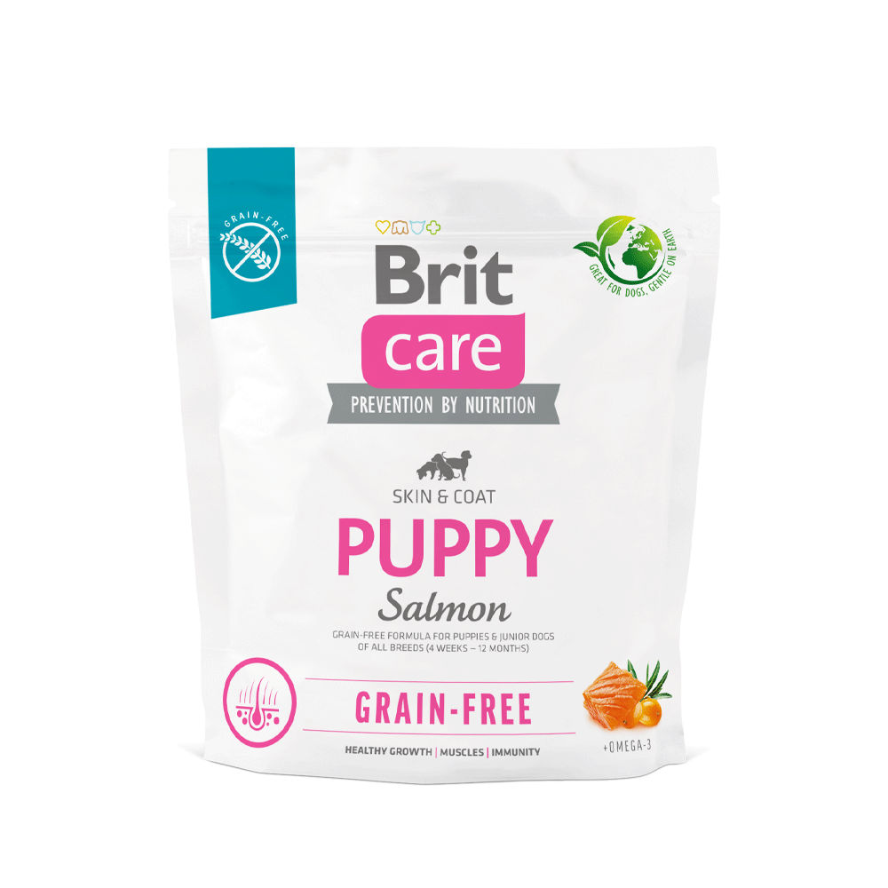 BRIT CARE PUPPY SALMON GRAIN-FREE X 1 KG