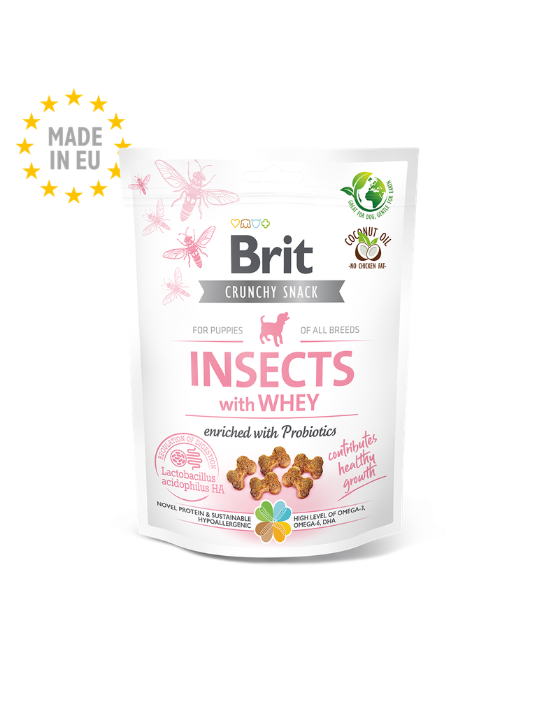 BRIT CARE DOG CHICKEN &amp; INSECT PUPPY X 200 GR