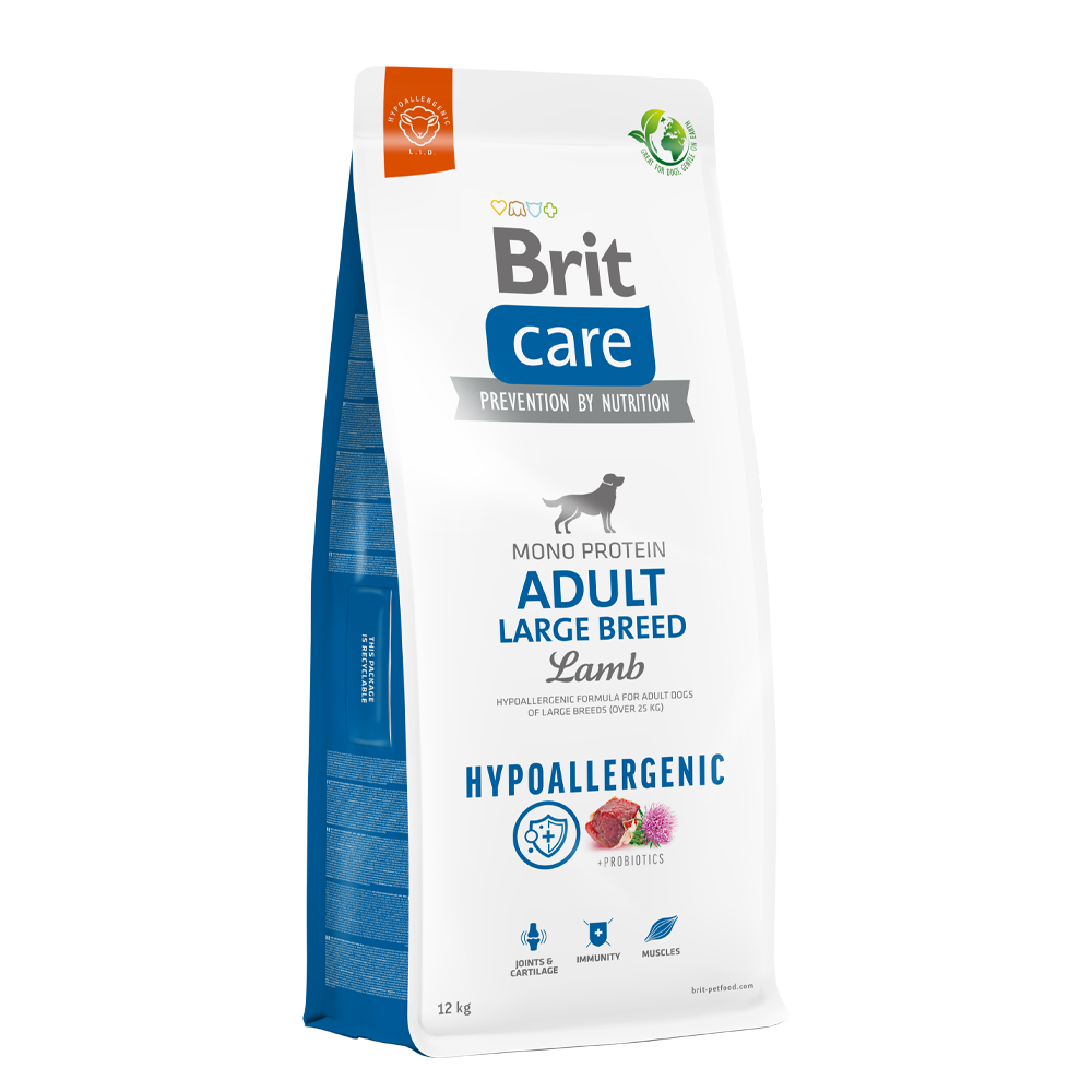 BRIT CARE ADULT LARGE BREED LAMB HYPOALLERGENIC X 12 KG