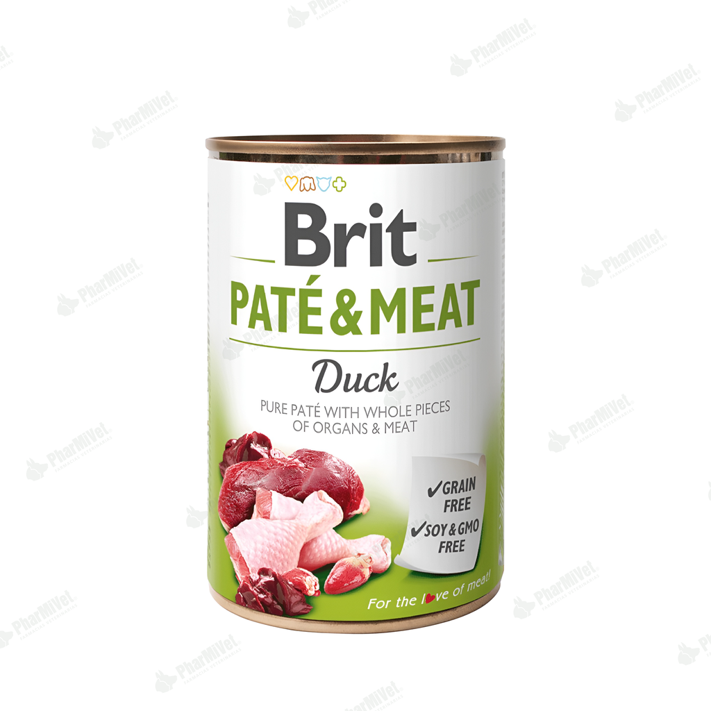 BRIT PATE &amp; MEAT DUCK X 800 GR