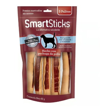 PALITOS SMARTSTICKS CHICKEN X 92 GR